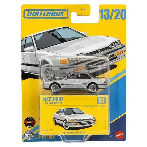 Matchbox Collectors 1990 Honda Accord CB GBJ48-JCL27 - Görsel 3