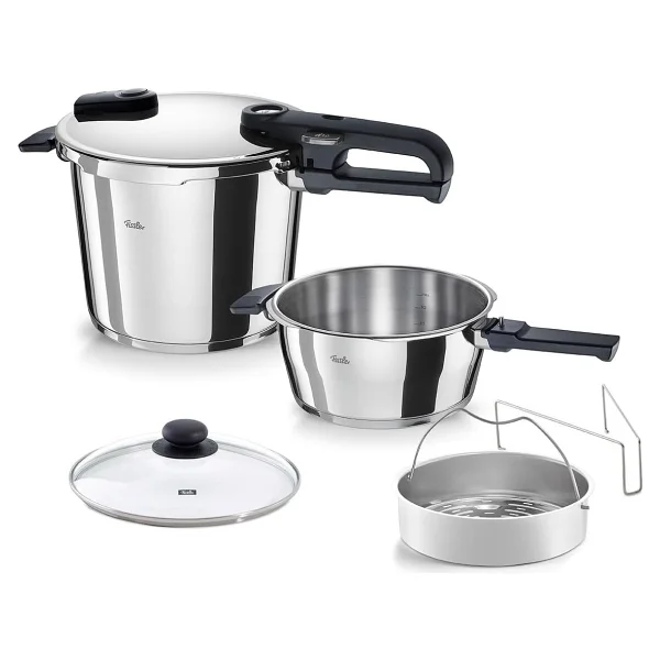 Fissler Vitaquick Edition 6+3.5 Lt Düdüklü Tencere + Viseo Tencere Ve Tava Seti - Görsel 2