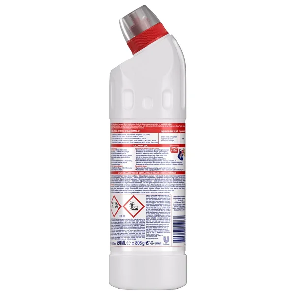 Domestos Kar Beyazı Çamaşır Suyu 750 ml - Görsel 4
