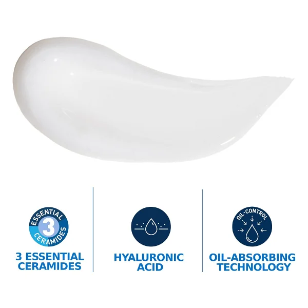Cerave Yağlanma Karşıtı Nemlendirici 52 ml Yüz Kremi - Görsel 2