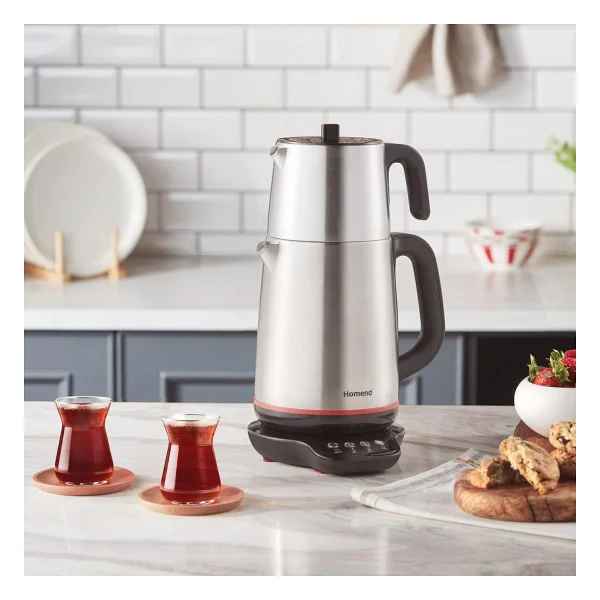 Homend 1708 Royaltea 1.9 LT Çay Makinesi inox - Görsel 5