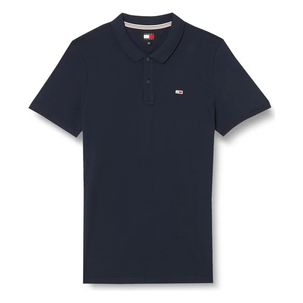TOMMY HILFIGER TJM SLIM PLACKET POLO EXT Erkek T-shirt, Washed Black, L - Görsel 10
