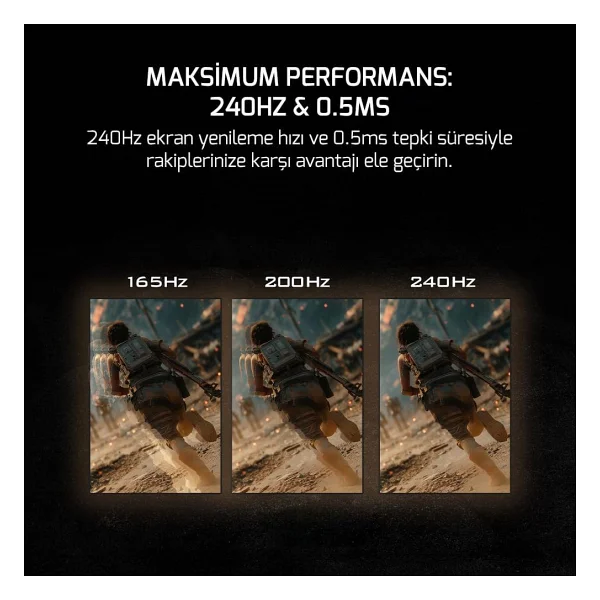 Gamepower Kaze T20 27" 0.5 ms Full HD IPS 240 Hz Oyuncu Monitörü - Görsel 3