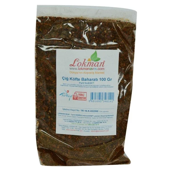 Lokmanavm Çiğ Köfte Saf Baharatı 100 Gr - Görsel 2