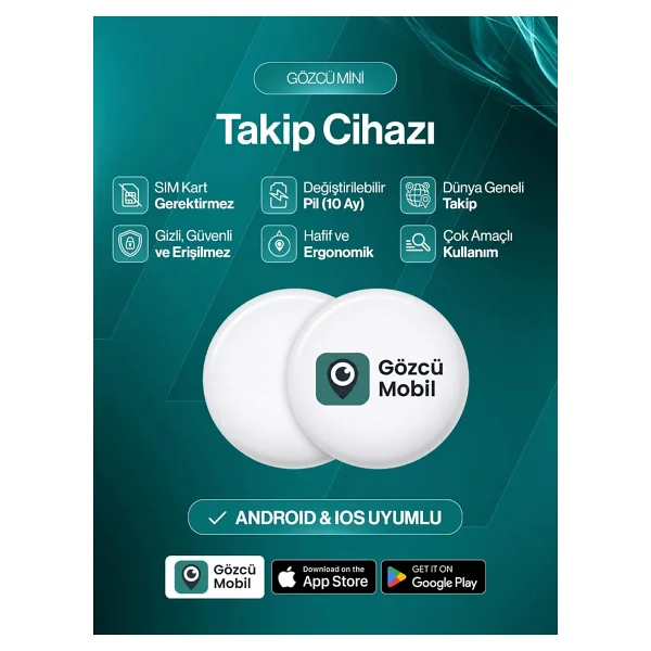 Gözcü Mobil Mini Akıllı Takip Cihazı - Görsel 2