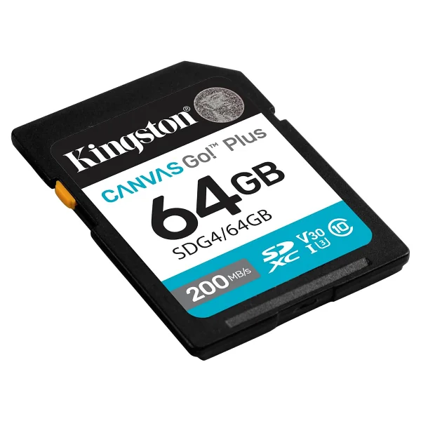 Kingston Canvas Go! Plus Sdg4/64gb Class 10 Uhs-I U3 V30 64 GB Hafıza Kartı - Görsel 2