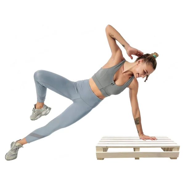 Reyo Dizayn Doğal Ahşap Ev Içi Kullanıma Uygun Kaymaz Tabanlı Step Tahtası 10x25x50 Cm - Görsel 2