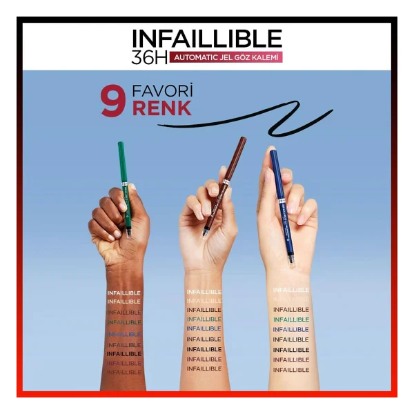 L'oreal Paris Automatic Infaillible 12 Bronzed Espresso Göz Kalemi - Görsel 8