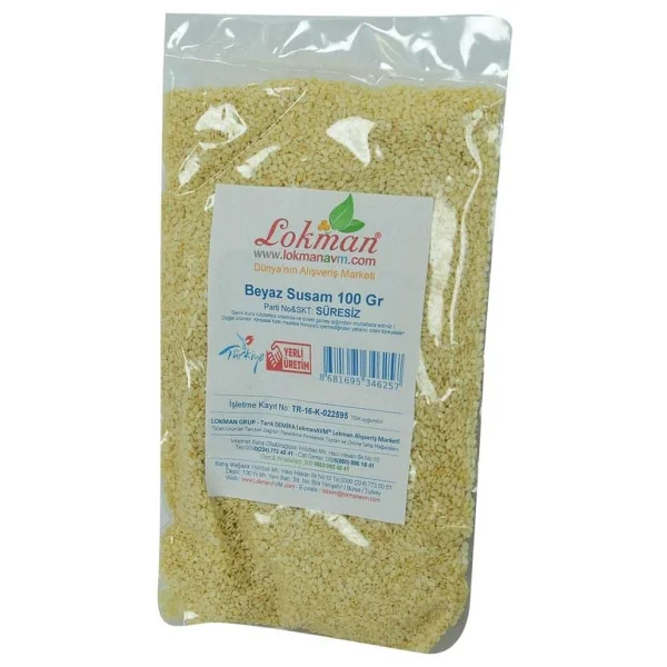 Lokmanavm Beyaz Susam 100 Gr - Görsel 4