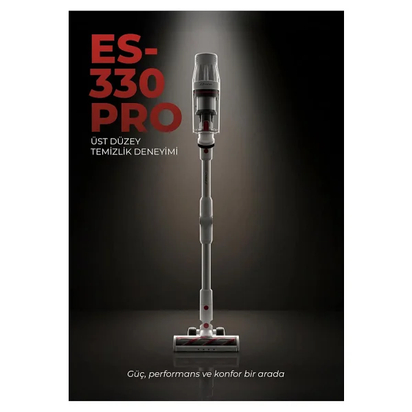 Pirantech ES-330 Pro Şarjlı Dikey Süpürge - Görsel 8