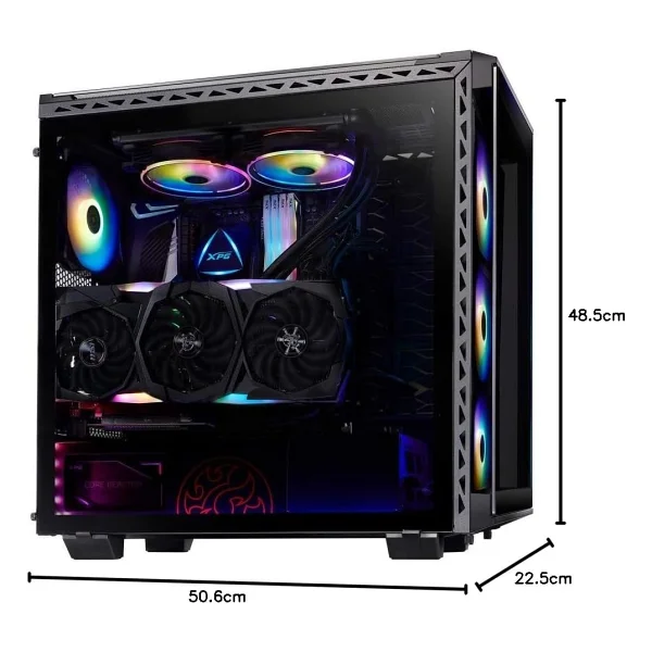 Xpg Battlecruiser Battlecruıser-Bkcww Argb Fanlı Siyah E-Atx Oyuncu Kasası - Görsel 8