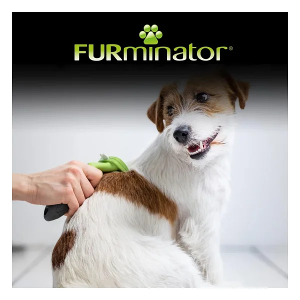 Furminator Short Hair Kısa Tüylü Köpekler İçin Temizlenebilir Tarak Small - KONG - Görsel 6