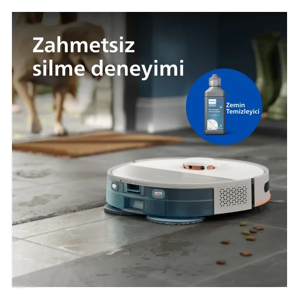 Philips Homerun 5000 Serisi Xu5000/20 İpek Beji Akıllı Robot Süpürge - Görsel 2