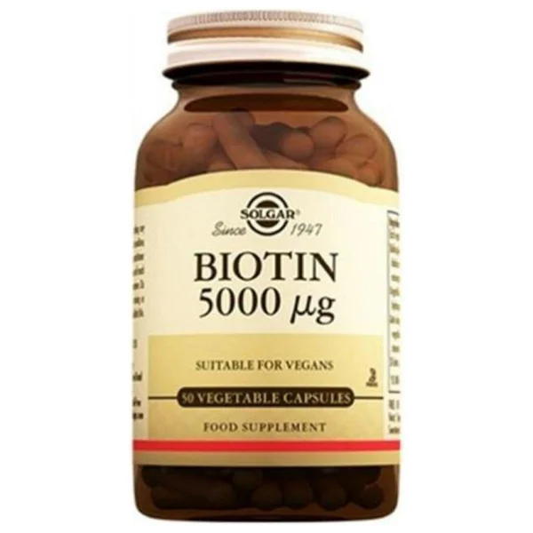 Solgar Biotin 5000 mcg 50 Kapsül - Görsel 2