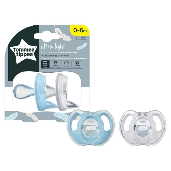 Tommee Tippee Ultra Light 2'li 0-6 Ay Silikon Emzik - Görsel 4