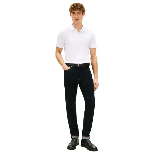 Tommy Hilfiger Liquid Cotton Essential Mw0mw35585 Kısa Kollu Polo Yaka Erkek Tişört - Görsel 6
