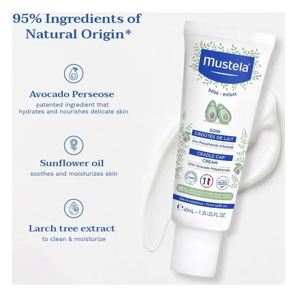 Mustela Cradle Cap Saç Pullanma Karşıtı Krem 40 Ml - Görsel 9