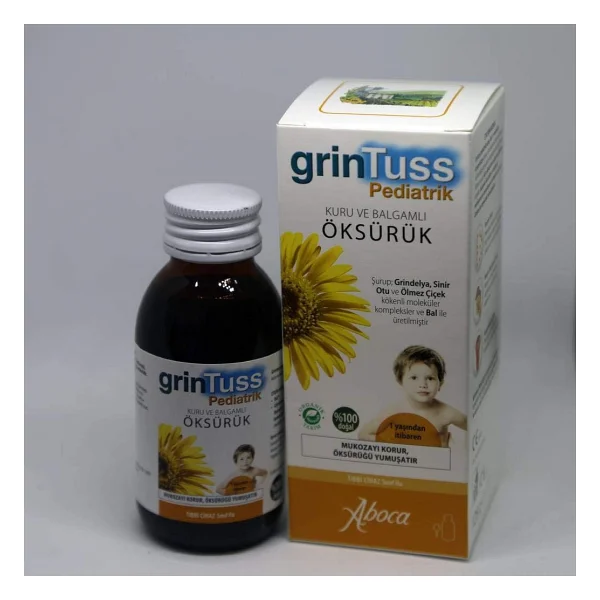 GrinTuss Pediatrik Öksürük Şurubu 128 gr - Görsel 8