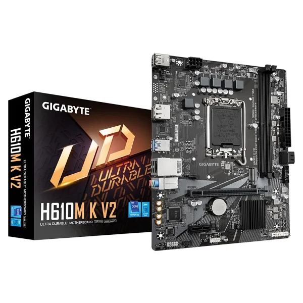Gigabyte H610m K V2 Intel Lga1700 DDR5 Micro Atx Anakart - Görsel 2