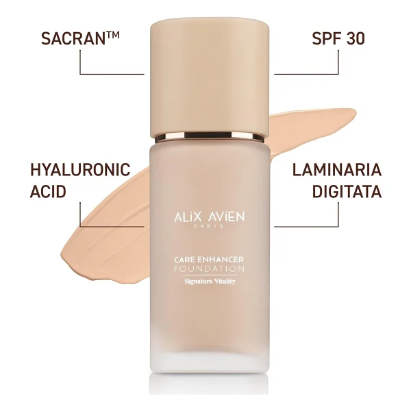 Alix Avien Care Enhancer Kırışıklık Karşıtı Spf 30 809 Peach Buff 30 Ml Likit Fondöten - Görsel 2