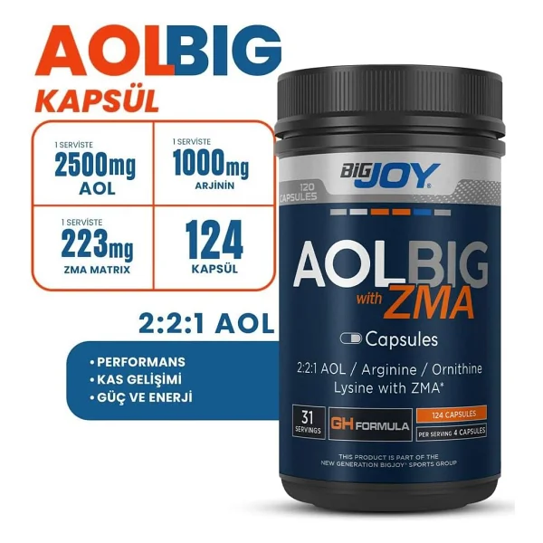 Bigjoy Aol Big Zma 124 Kapsül - Görsel 8