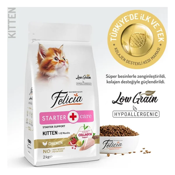 Felicia Kitten Tavuklu 2 Kg Yavru Kedi Maması - Görsel 2