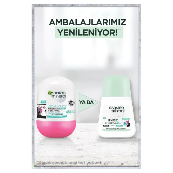 Garnier Mineral Lekesiz Koruma Ferah Koku 50 Ml Kadın Roll-On - Görsel 5