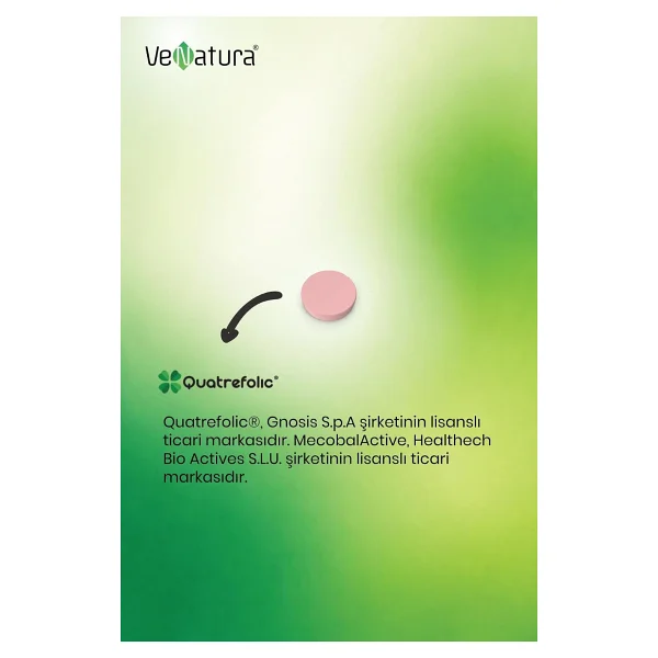 Venatura B-Trio ODT Metilkobalamin 30 Tablet - Görsel 3