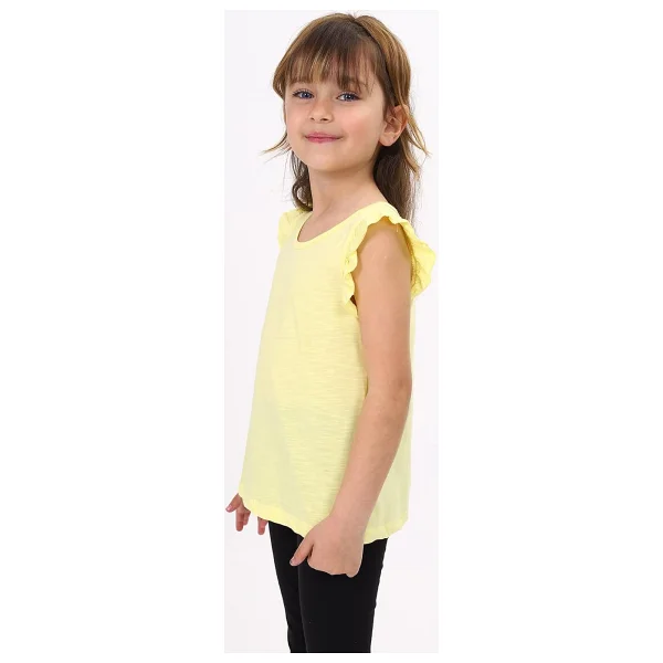 Toontoy Kız Çocuk Atlet - 5 Yaş - Açık Sarı - Görsel 2