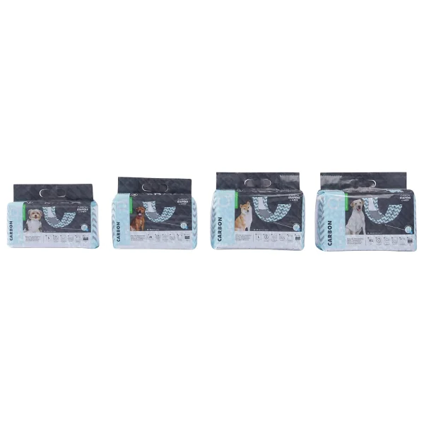 M-Pets Carbonlu Dıapers Erkek Köpekler İçin Külot (S) 18li - Görsel 9