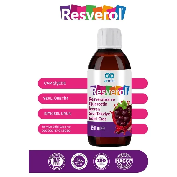 Armin Naturals Resverol 150 ml - Görsel 6