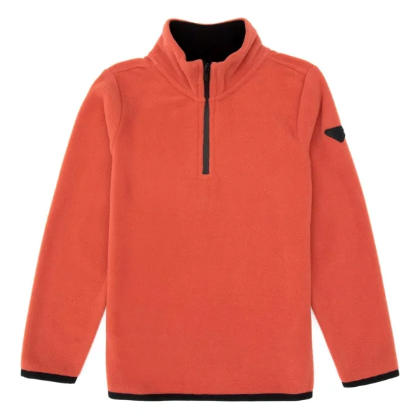 U.S. Polo Assn 50313841-Vr026 Yarım Fermuarlı Gül Kurusu Çocuk Polar - Görsel 3