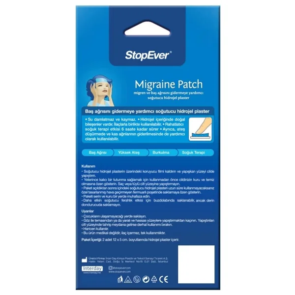 StopEver Diamond Touch Göz Maskesi ve Cooling Patch Soğutucu Hidrojel Plaster 2'li Set - Görsel 2