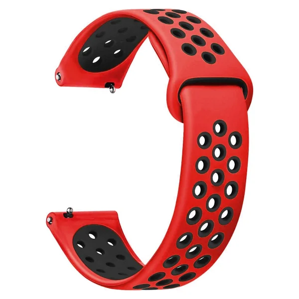 Microsonic Amazfit Gts 2 Mini 40mm Siyah-Pembe Rainbow Spor Kordon - Görsel 9
