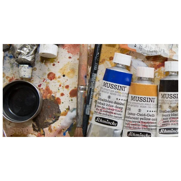 Schmincke Mussini 35 Ml 513 Chromium Oxide Green Deep Yağlı Boya - Görsel 3