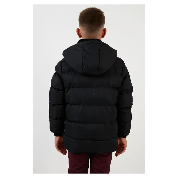 Lela 5760040 İçi Astarlı Kapüşonlu Erkek Çocuk Şişme Mont - Görsel 6