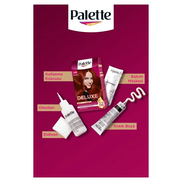 Palette Deluxe 7.887 Ateş Kızılı Saç Boyası - Görsel 6