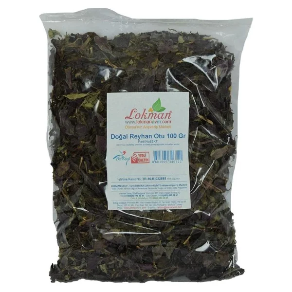 Lokman Avm Doğal Reyhan Otu Mor 100 G - Görsel 2