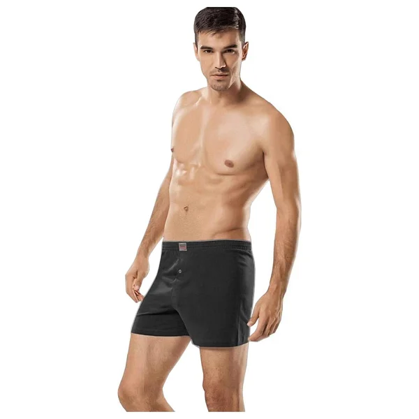 Tutku 0117 6'lı Penye Düz Erkek Boxer - Görsel 2