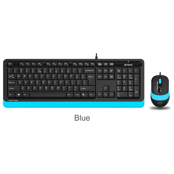 A4 Tech F1010 Beyaz Kablolu Klavye Mouse Seti - Görsel 6