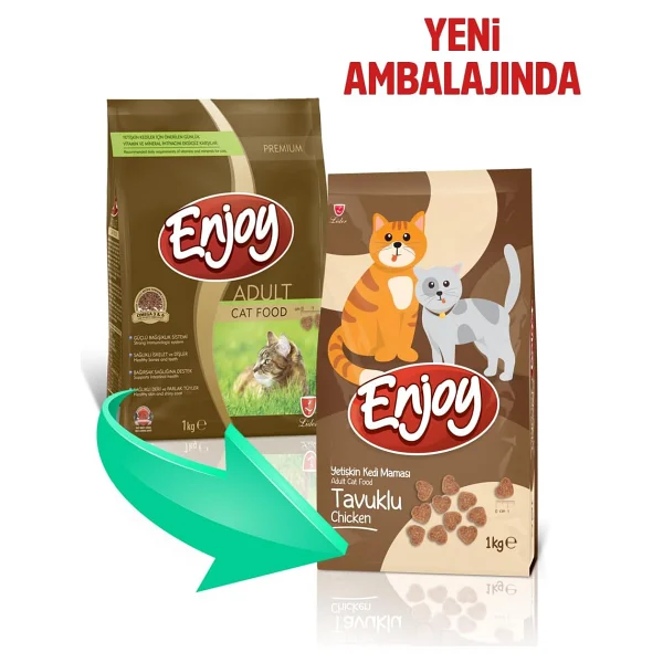 Enjoy Tavuklu 1 Kg Yetişkin Kedi Maması - Görsel 2