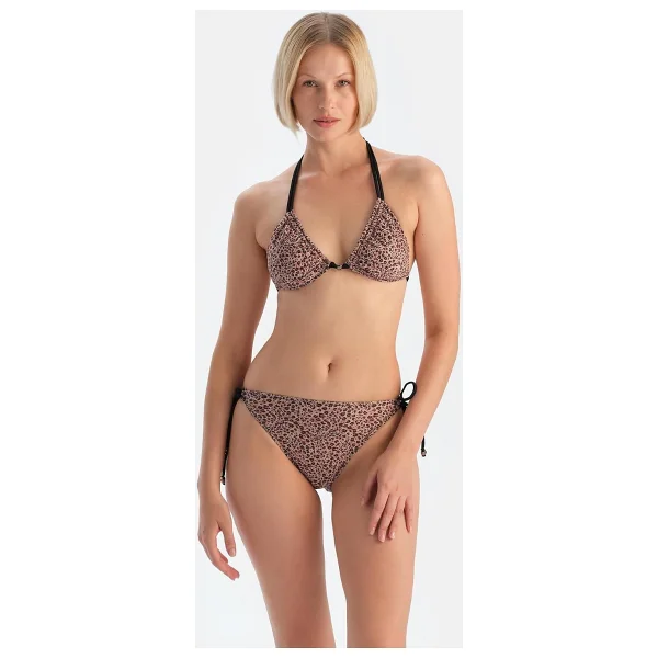 Dagi Leopar baskılı Slip 24SW81002ST Kadın Bikini Altı, Kahverengi, 36 - Görsel 4
