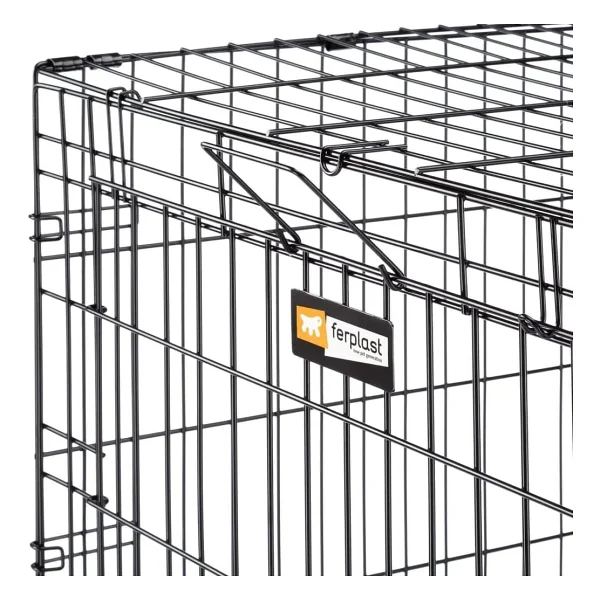 Ferplast Dog-Inn 60 Metal Köpek Kafesi Siyah 64.1x44.7x49.2h Cm - Görsel 8