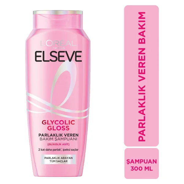 L 'oreal Paris Elseve Glycolic Gloss Parlaklık Veren 300 Ml Şampuan - Görsel 8