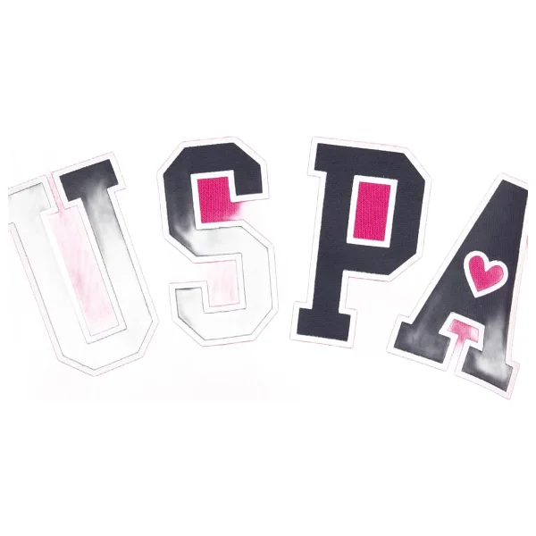 U.S. Polo Assn 50317890-Vr041 Kapüşonlu Pembe Çocuk Sweatshirt - Görsel 6
