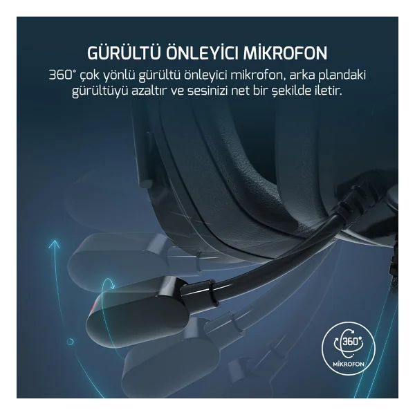 Gamepower Kai Titanium RGB 7.1 USB Kablolu Kulak Üstü Oyuncu Kulaklığı - Görsel 7