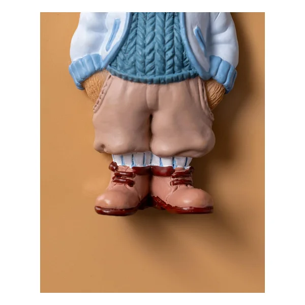 Madame Coco Voir Bear Magnet - Bej/Mavi - 4x8 cm - Görsel 5