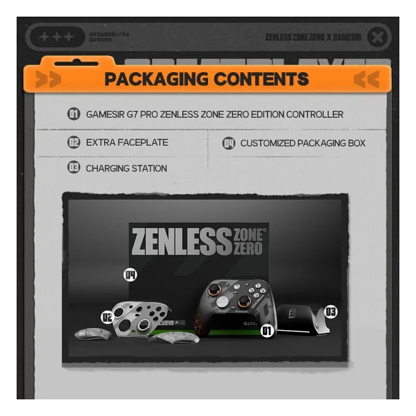 Gamesir G7 Pro Zenless Zone Zero Edition Kablolu/Kablosuz Oyun Kolu - Görsel 3