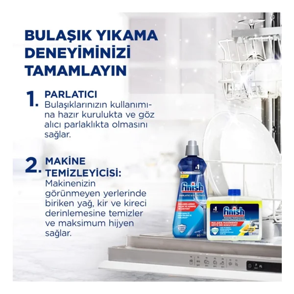 Finish Quantum Infinity Shine Bulaşık Makinesi Tableti 83'lü 3 Adet - Görsel 7