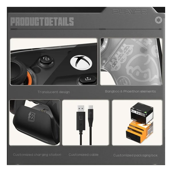 Gamesir G7 Pro Zenless Zone Zero Edition Kablolu/Kablosuz Oyun Kolu - Görsel 5